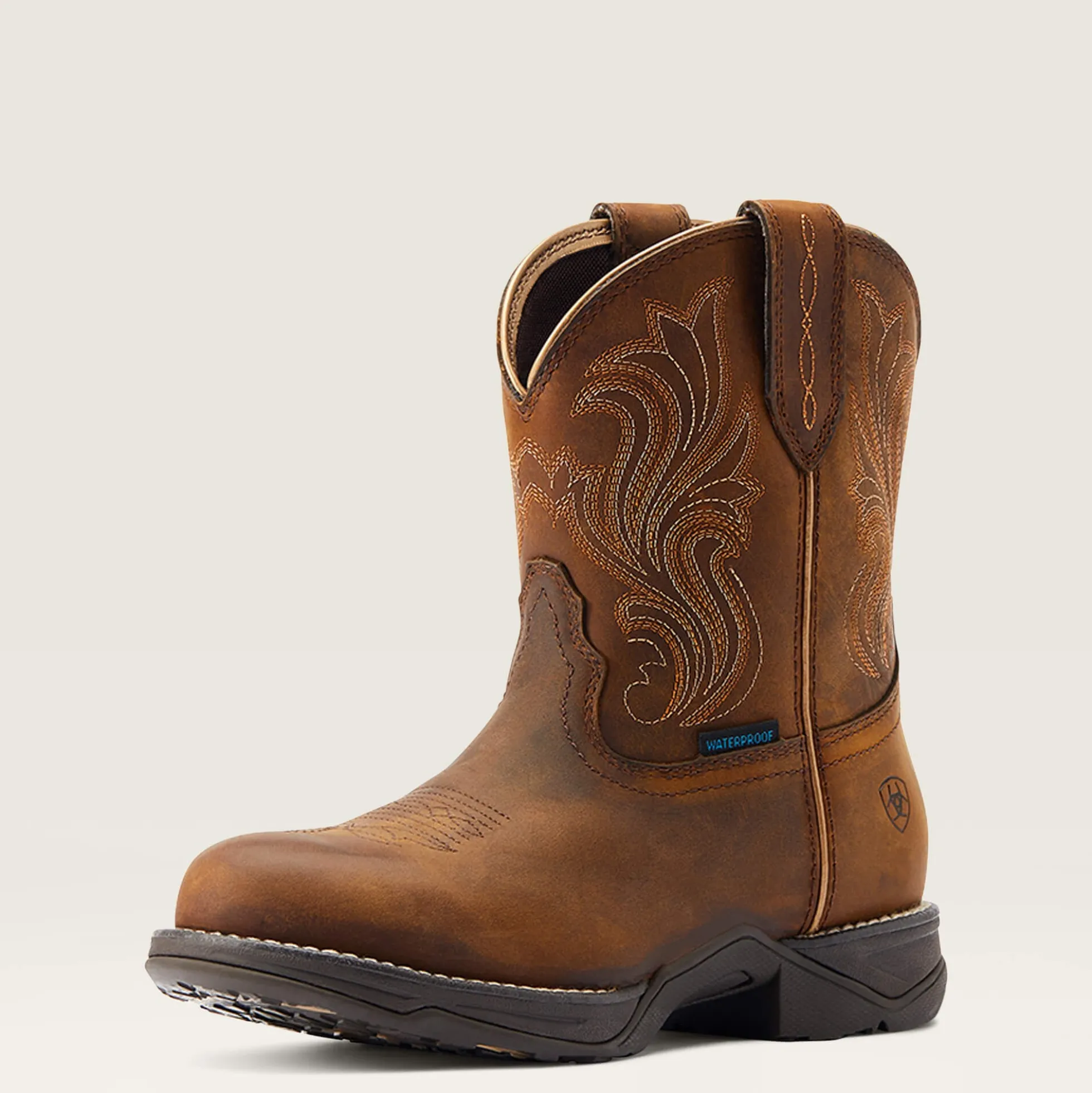 Anthem Round Toe Shortie Waterproof Western Boot