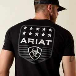 Ariat Stripe Patriotic Badge T-Shirt