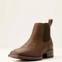 Booker Chelsea Wide Square Toe Western Boot