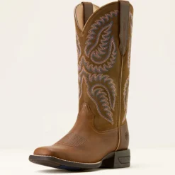Cattle Caite Wide Square Toe Western Boot