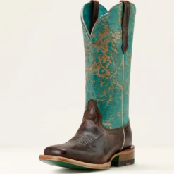 Frontier Farrah Wide Square Toe Western Boot