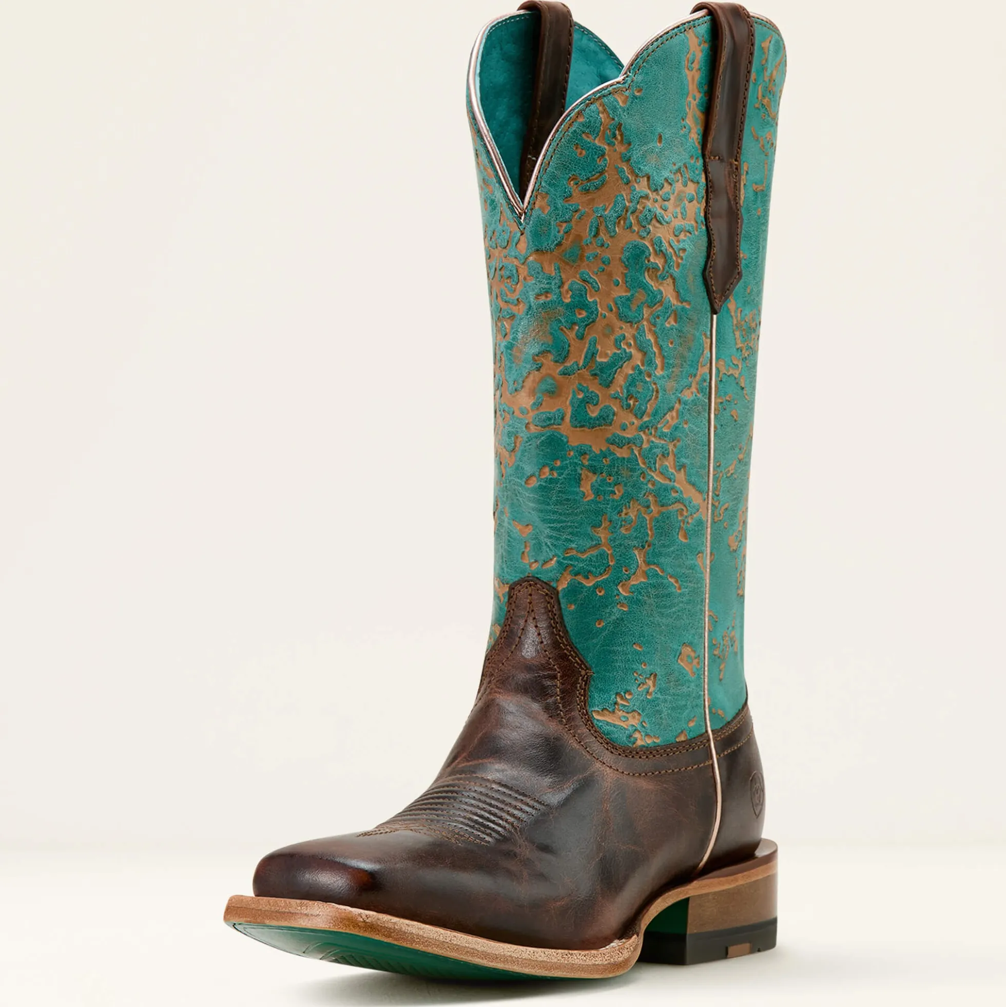 Frontier Farrah Wide Square Toe Western Boot