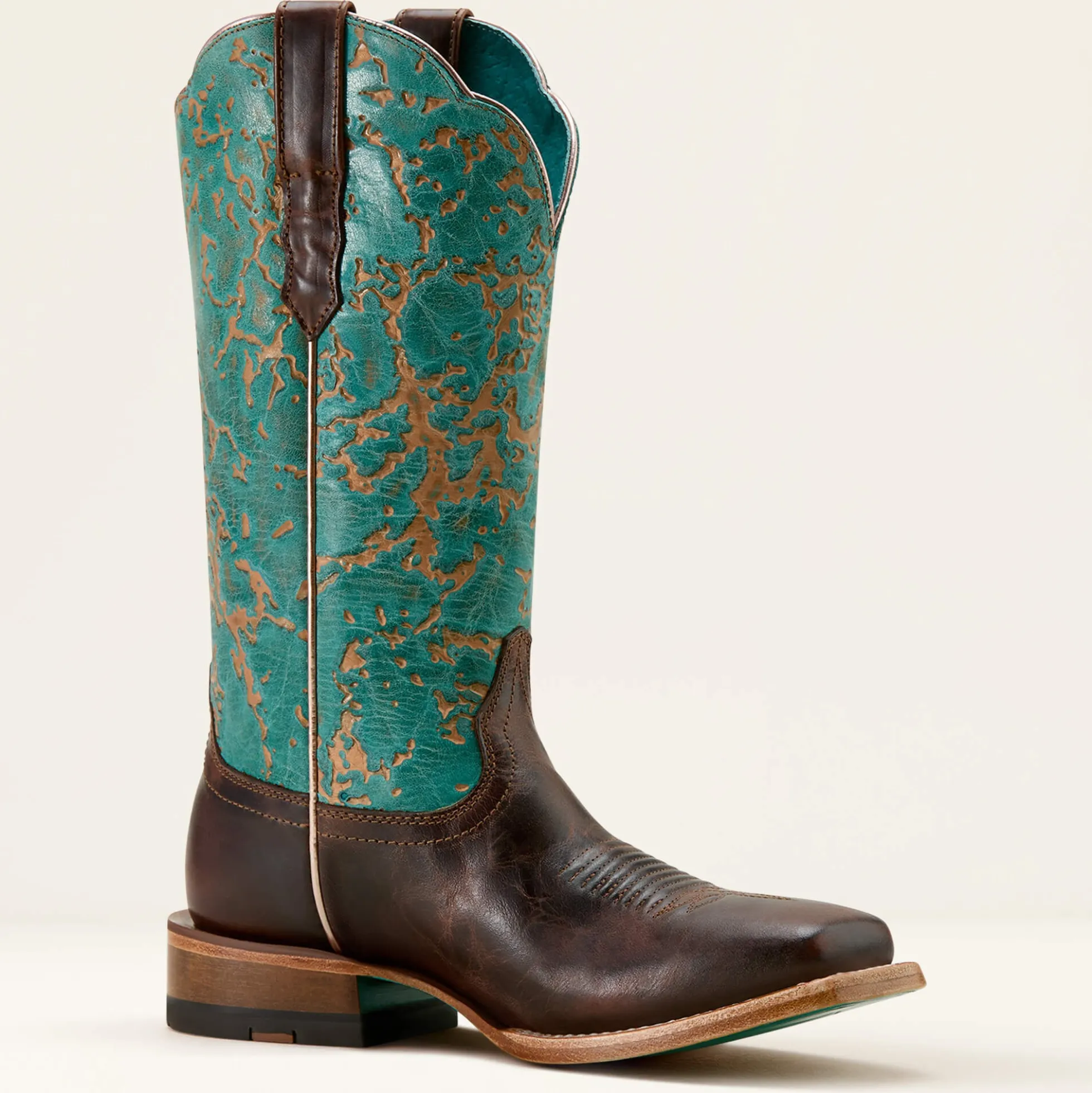 Frontier Farrah Wide Square Toe Western Boot