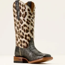 Frontier Farrah Wide Square Toe Western Boot