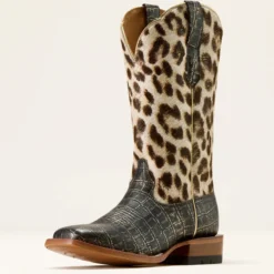 Frontier Farrah Wide Square Toe Western Boot