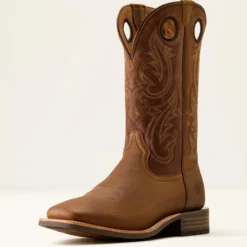 Highland Toughstock Wide Square Toe Western Boot