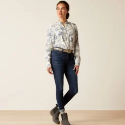 High Rise Bridle Skinny Jeans