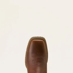 Hybrid Ranchwork Wide Square Toe Western Boot