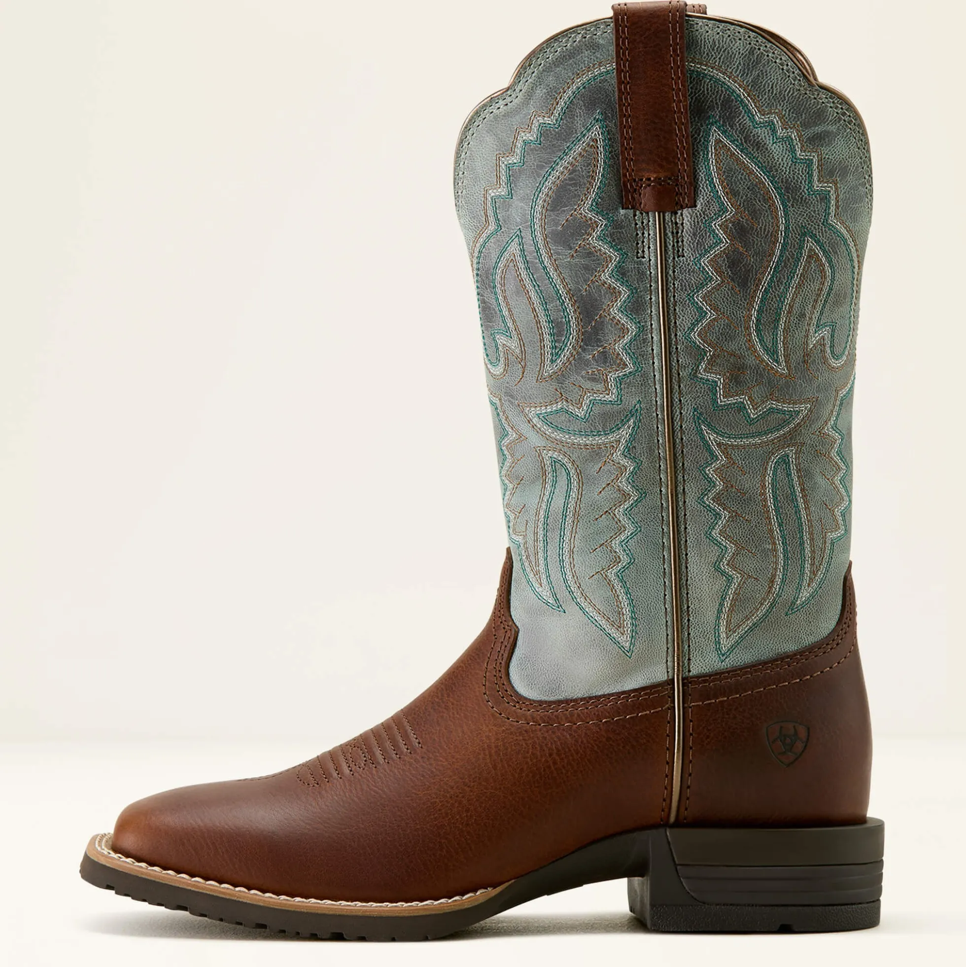 Hybrid Ranchwork Wide Square Toe Western Boot