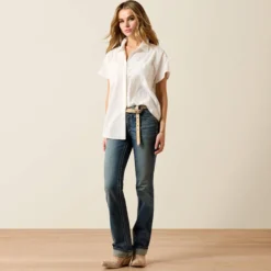 Mid Rise Icon Straight Leg Jean