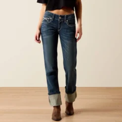 Mid Rise Ivy Straight Leg Jean