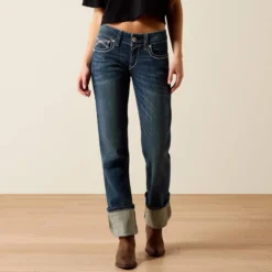 Mid Rise Ivy Straight Leg Jean