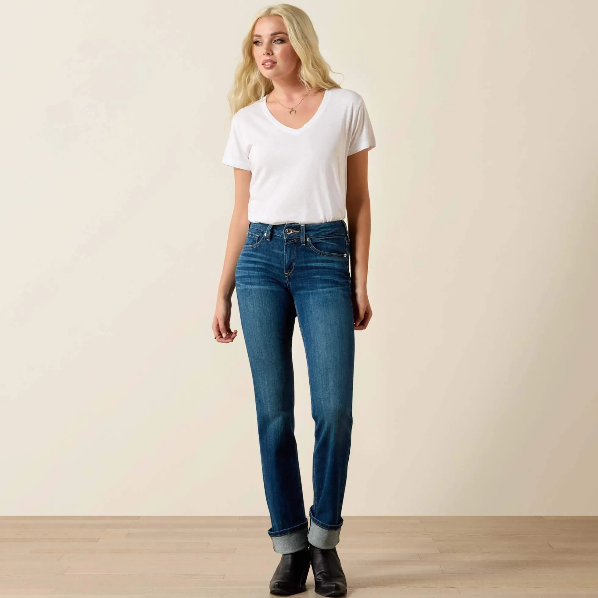 Perfect Rise Abby Straight Leg Jean