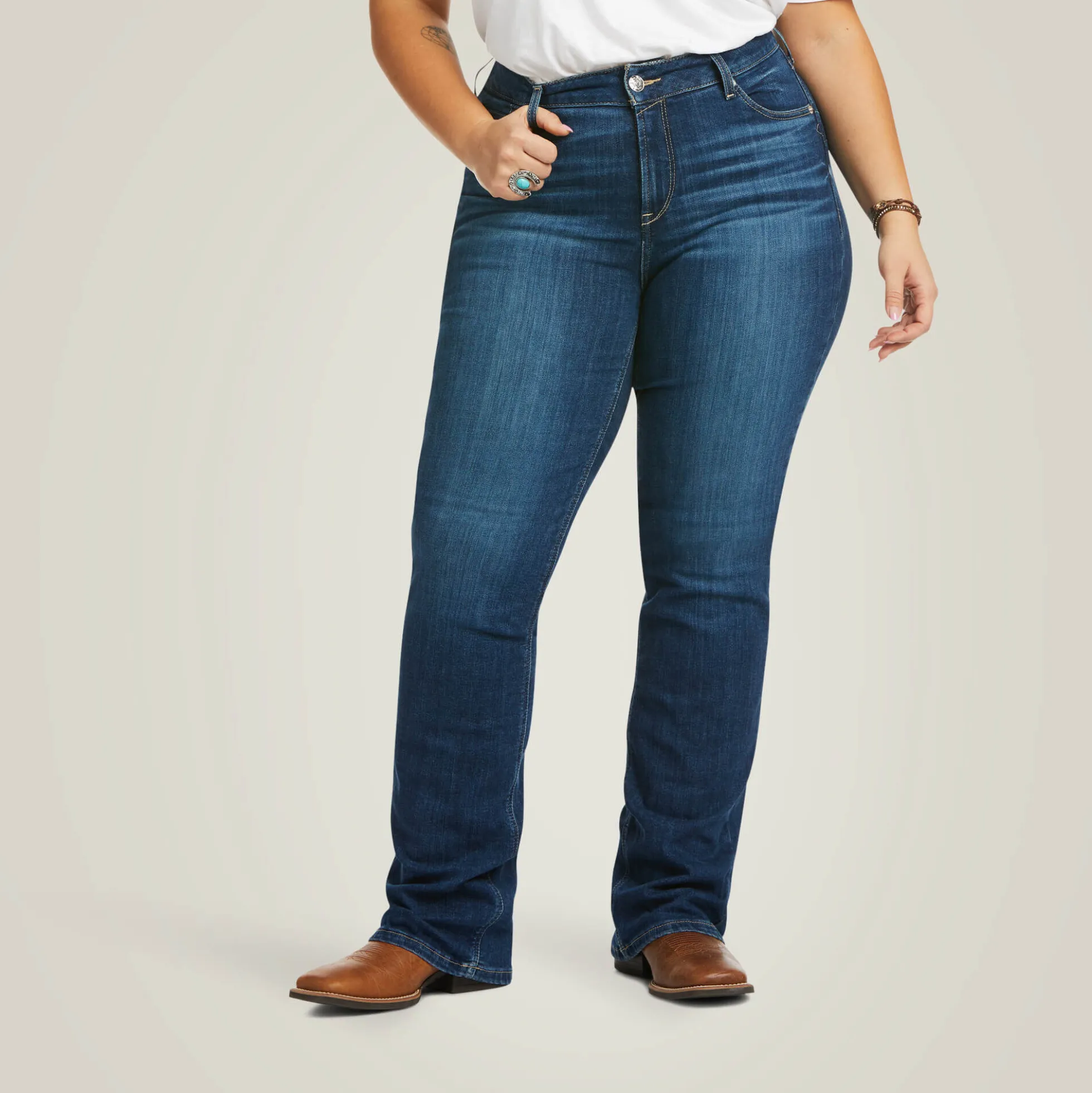 Perfect Rise Abby Straight Leg Jean
