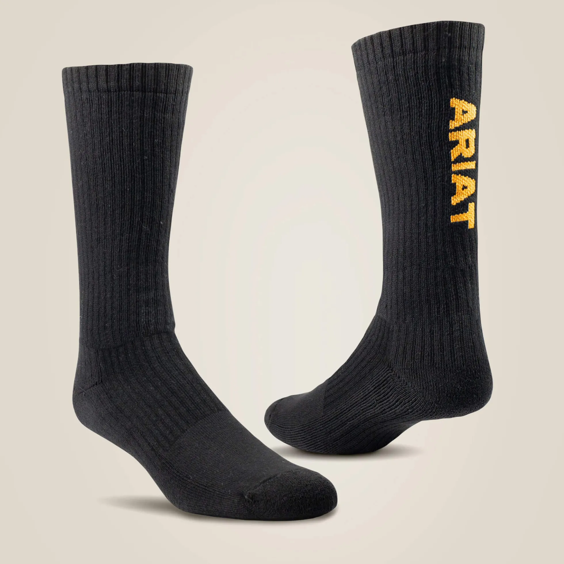 Premium Ringspun Cotton Mid Crew Work Sock 3 Pair