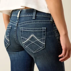 R.E.A.L. Mid Rise Icon Stackable Straight Leg Jean