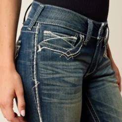 R.E.A.L. Mid Rise Stretch Entwined Boot Cut Jean