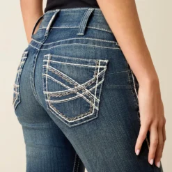 R.E.A.L. Mid Rise Stretch Entwined Boot Cut Jean