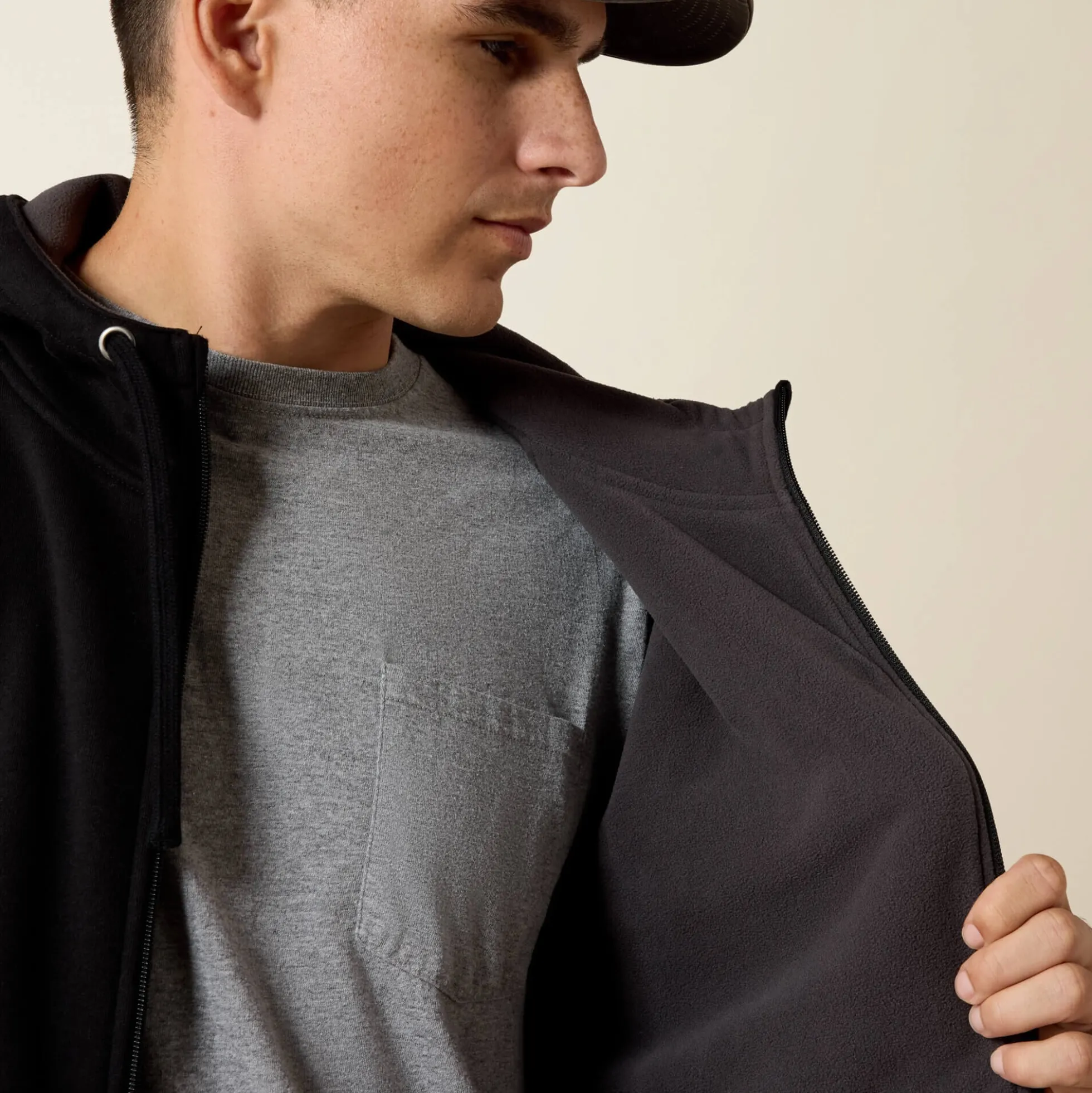 Rebar All-Weather Full Zip Hoodie