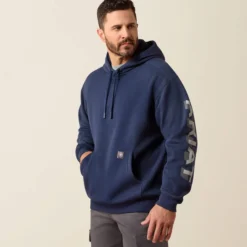 Rebar Lightweight Logo Hoodie