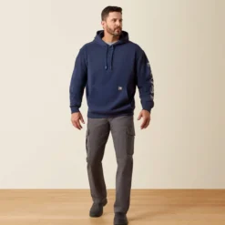 Rebar Lightweight Logo Hoodie