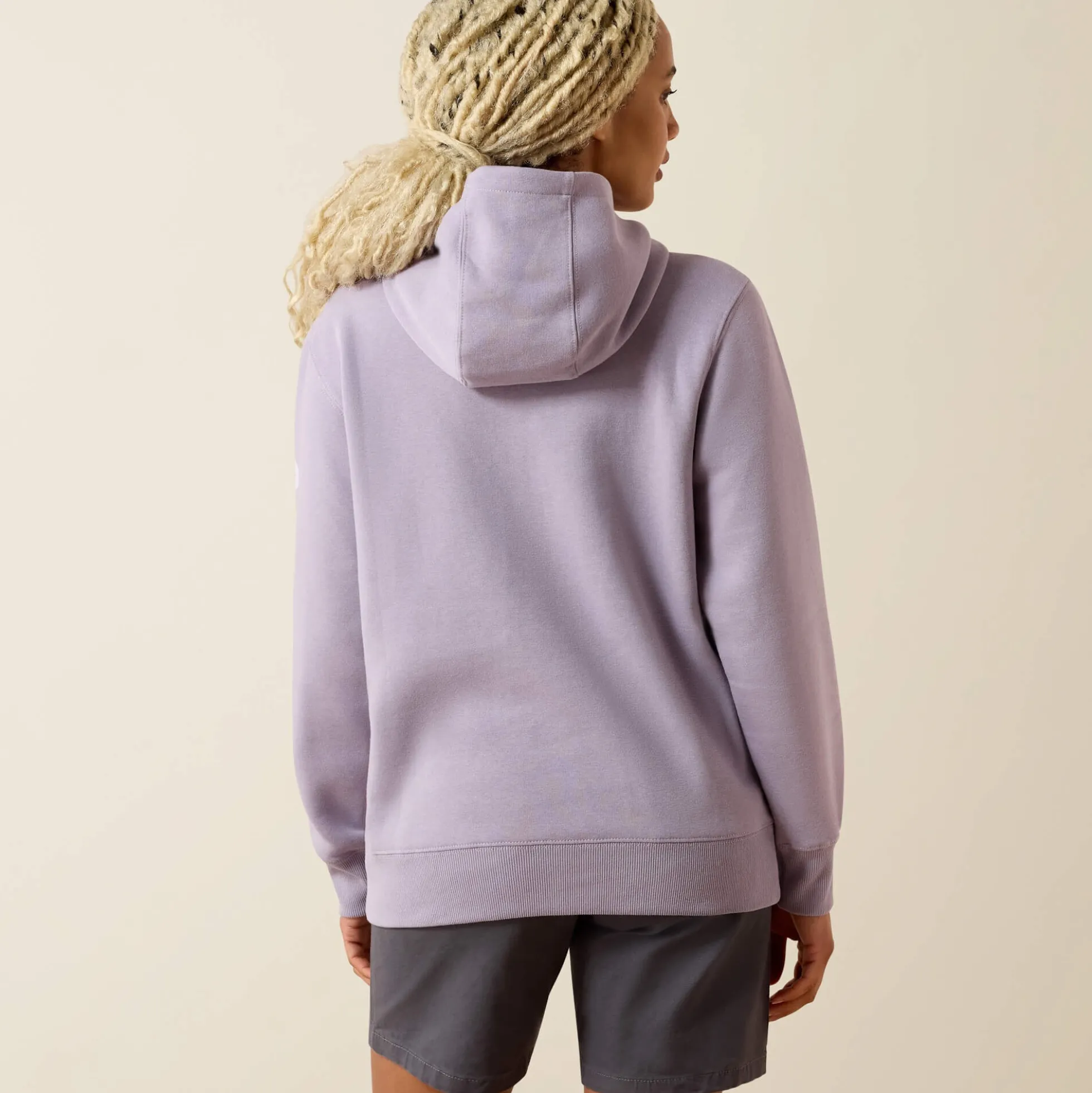 Rebar Lightweight Logo 1/2 Zip Hoodie