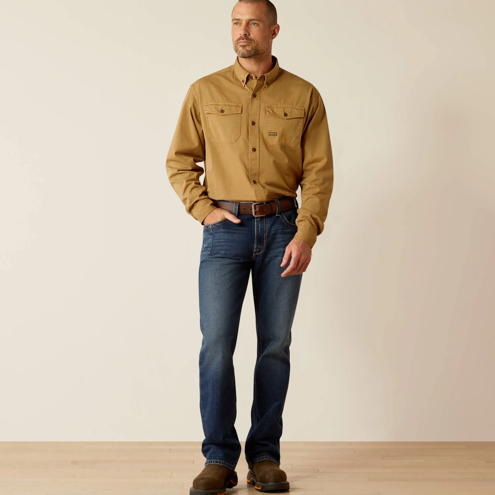 Rebar Washed Twill Work Shirt