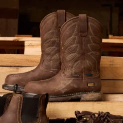 Riveter Pull-On Waterproof Composite Toe Work Boot