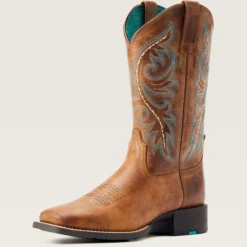 Round Up Back Zip Western Boot