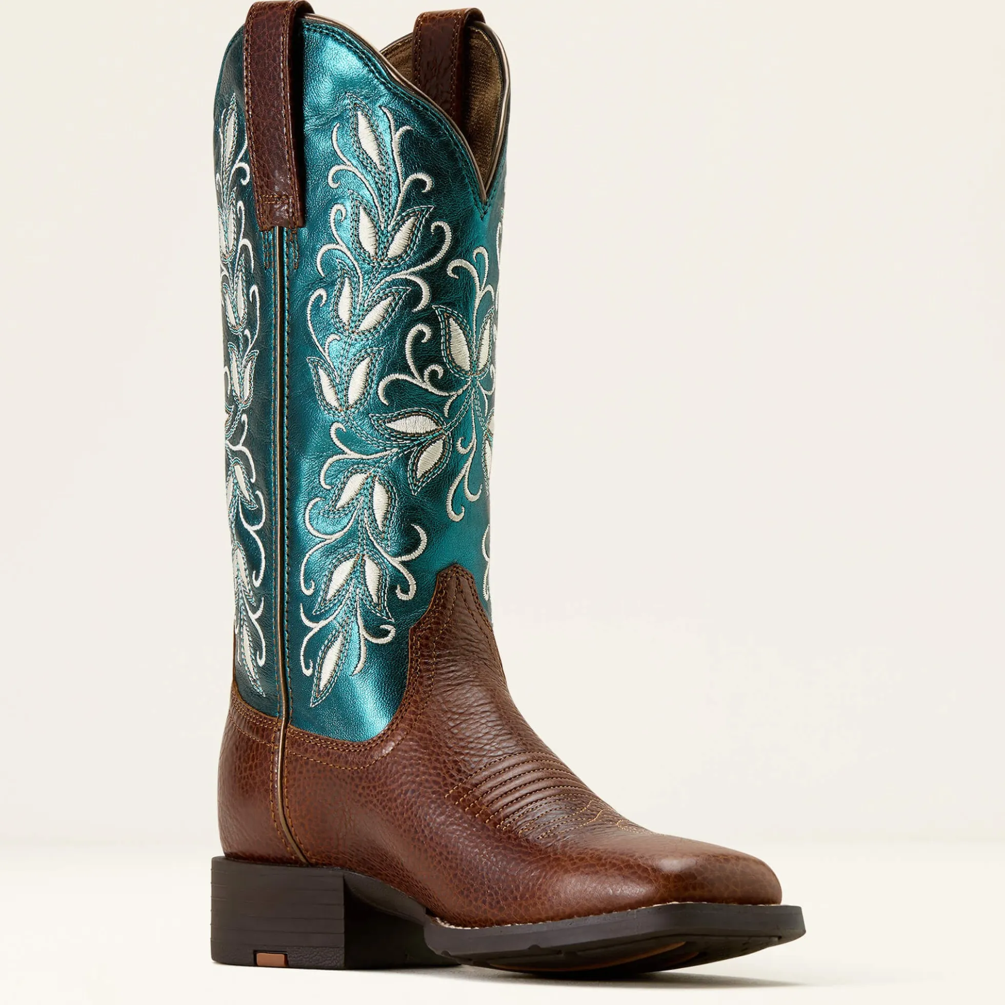 Round Up Holly Wide Square Toe Western Boot