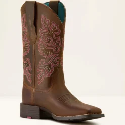 Round Up StretchFit Wide Square Toe Western Boot