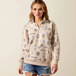 Sapphire 1/2 Zip Sweatshirt