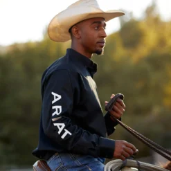 Team Logo Twill Fitted Western Shirt