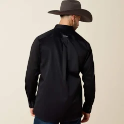 Team Logo Twill Fitted Western Shirt